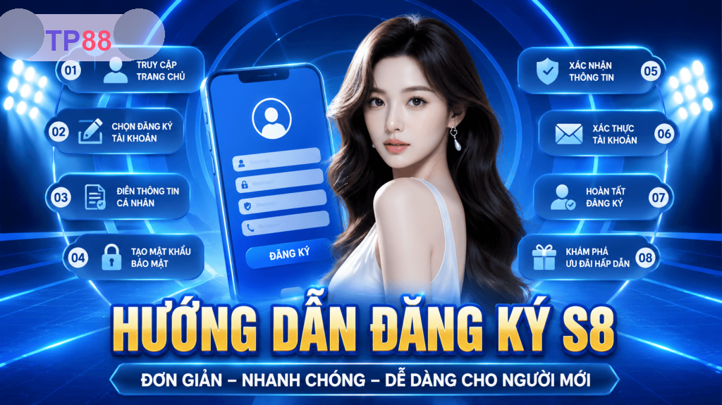 Đăng Ký TP88 – Hướng Dẫn Tạo Tài Khoản Nhanh Và Lưu Ý Bảo Mật 2026