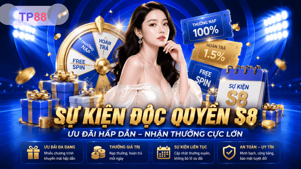 Khuyến Mãi TP88 – Ưu Đãi Thành Viên, Vòng Quay Và Thưởng Doanh Thu 2026