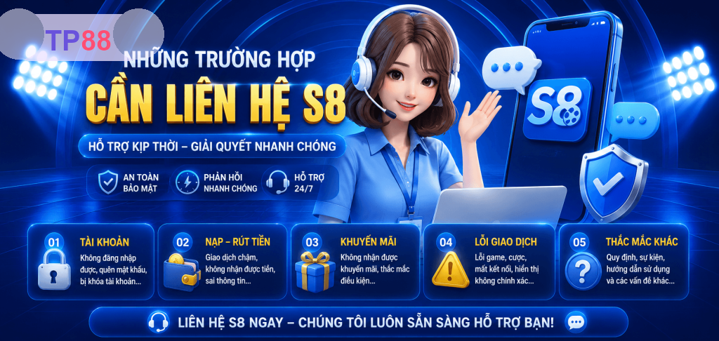 Liên Hệ TP88 – Kênh Hỗ Trợ Tài Khoản, Giao Dịch Và Bảo Mật 2026